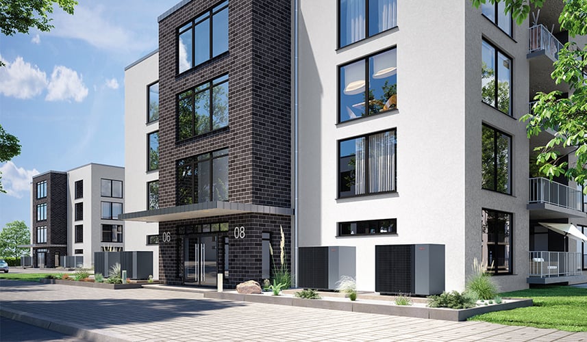 Riscaldamento in condominio con le pompe di calore