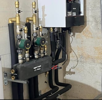 Caldaia-a-condensazione-Vitodens-100-W-Installata
