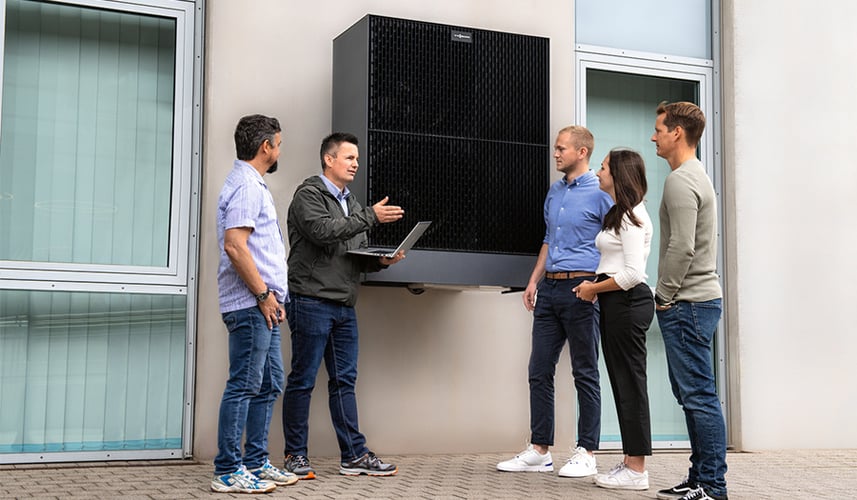 Come funziona la pompa di calore aria acqua